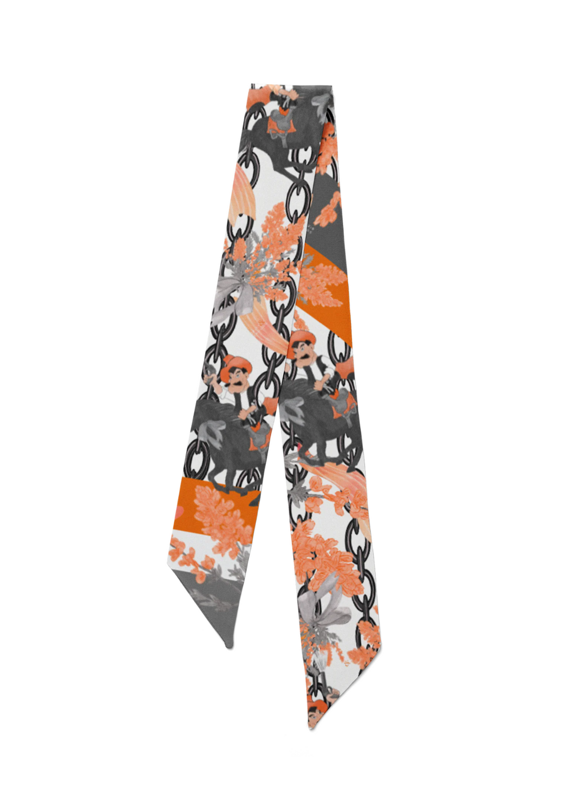 Black & Orange Heirloom Scarflette™