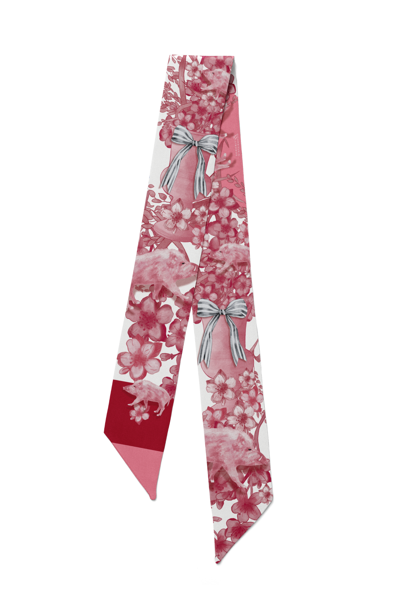 Cardinal & White Heirloom Scarflette™