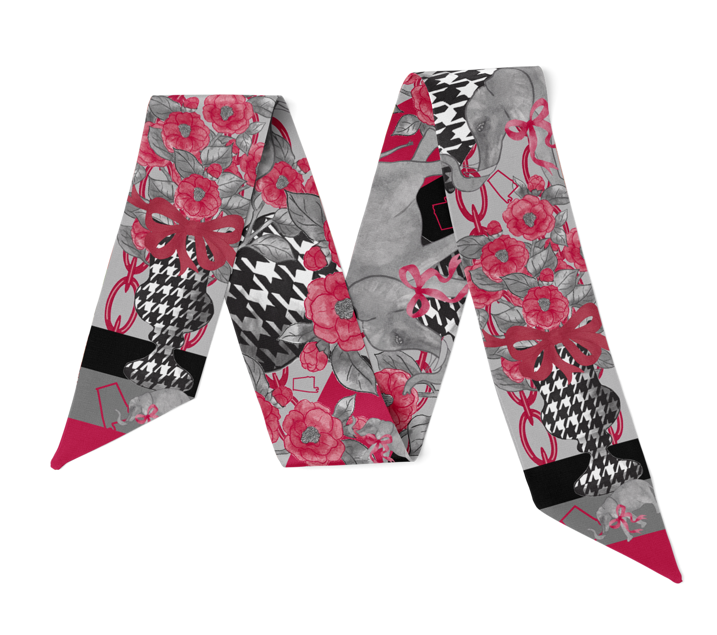 Crimson & White Heirloom Scarflette™