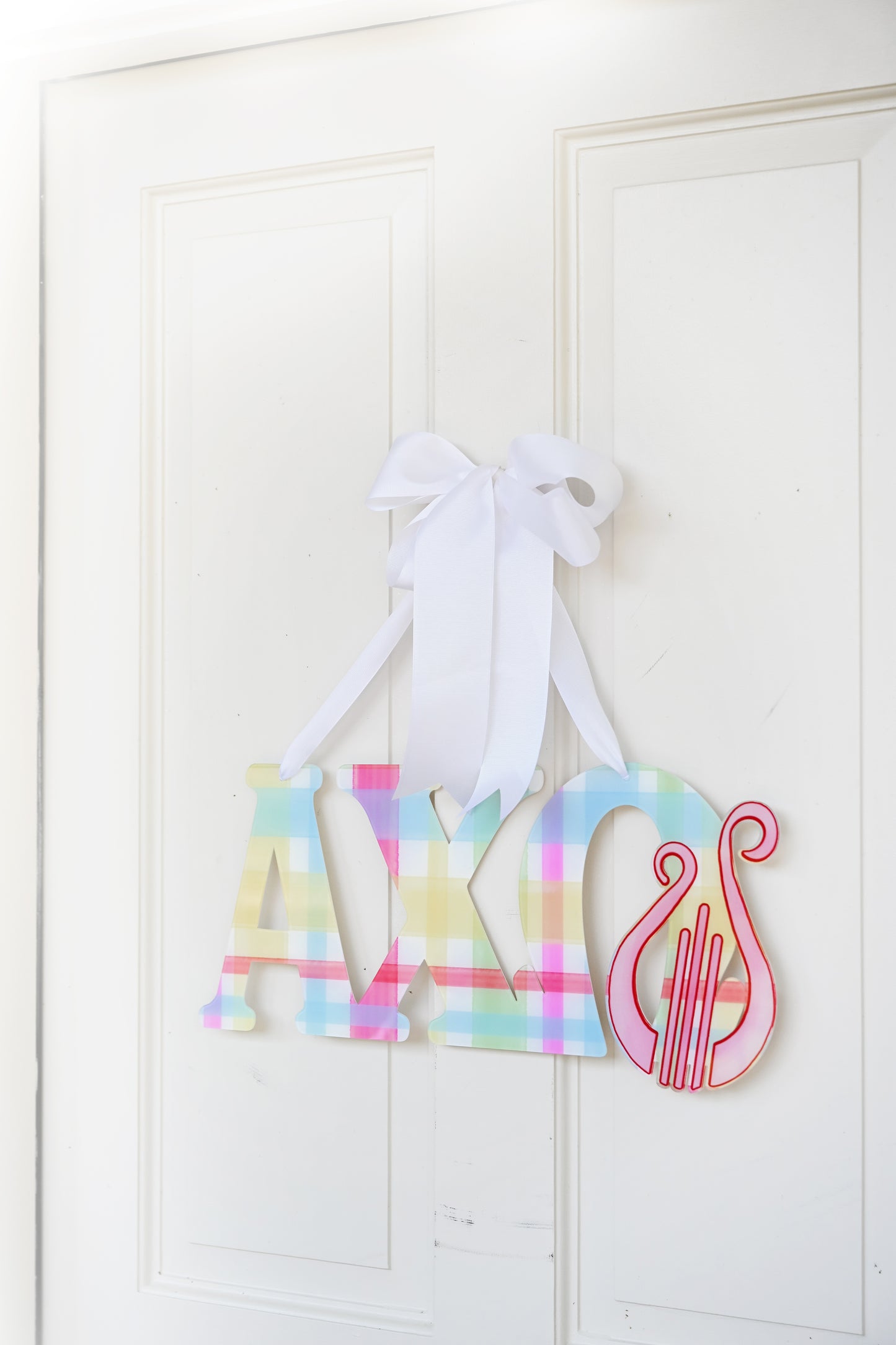 Alpha Chi Omega Door Hanger