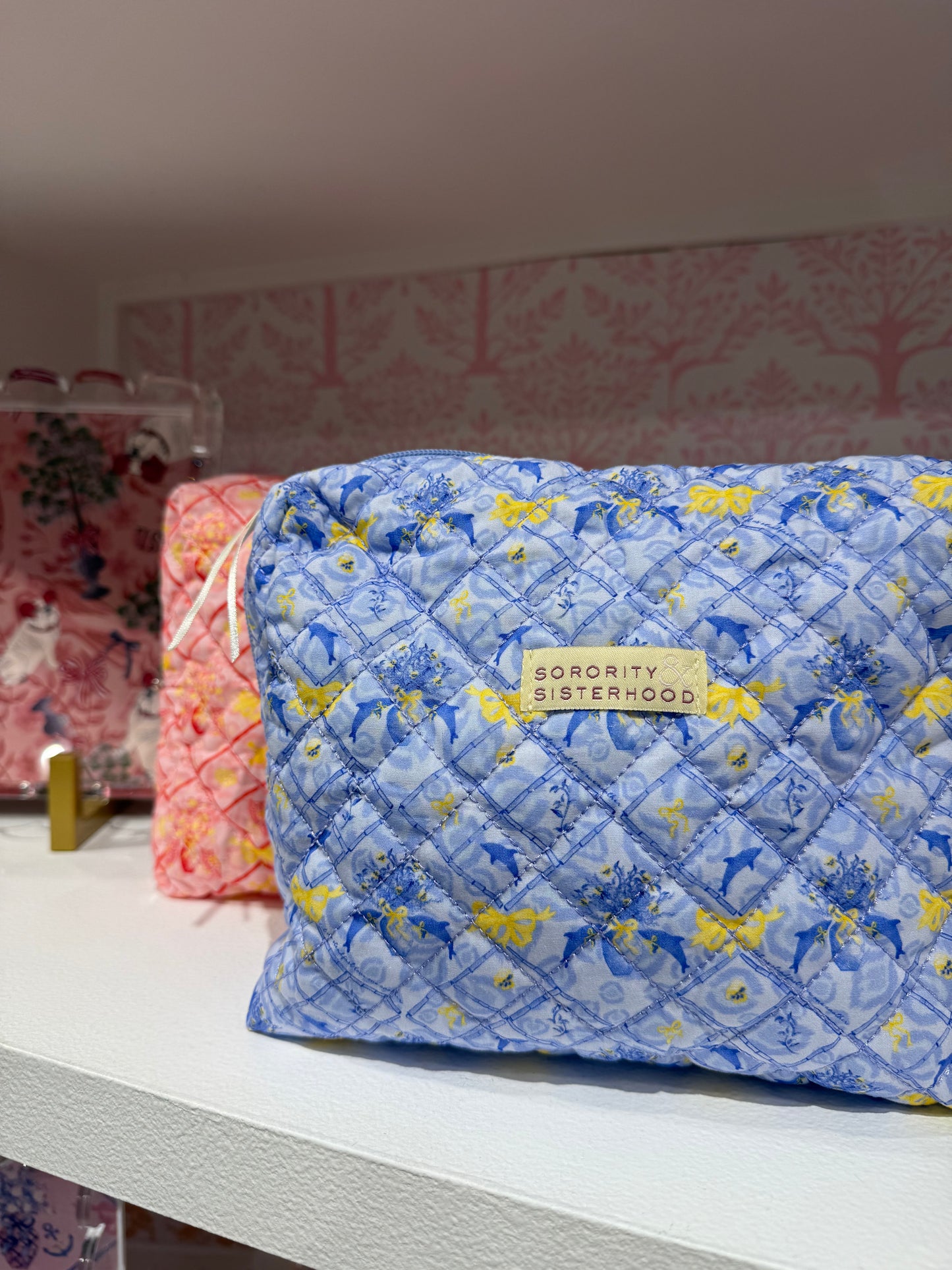 Delta Delta Delta Sorority Toiletry Bag