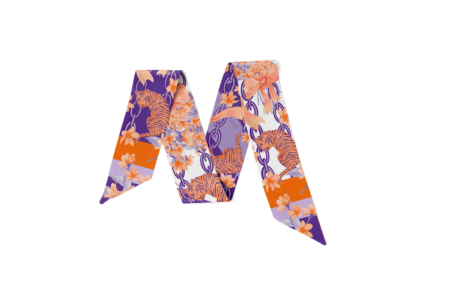 Purple & Orange Heirloom Scarflette™