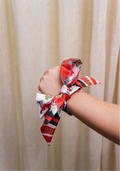 USL University of Louisiana Lafayette Heirloom Scarflette™ — 100% silk hand-illustrated scarflette
