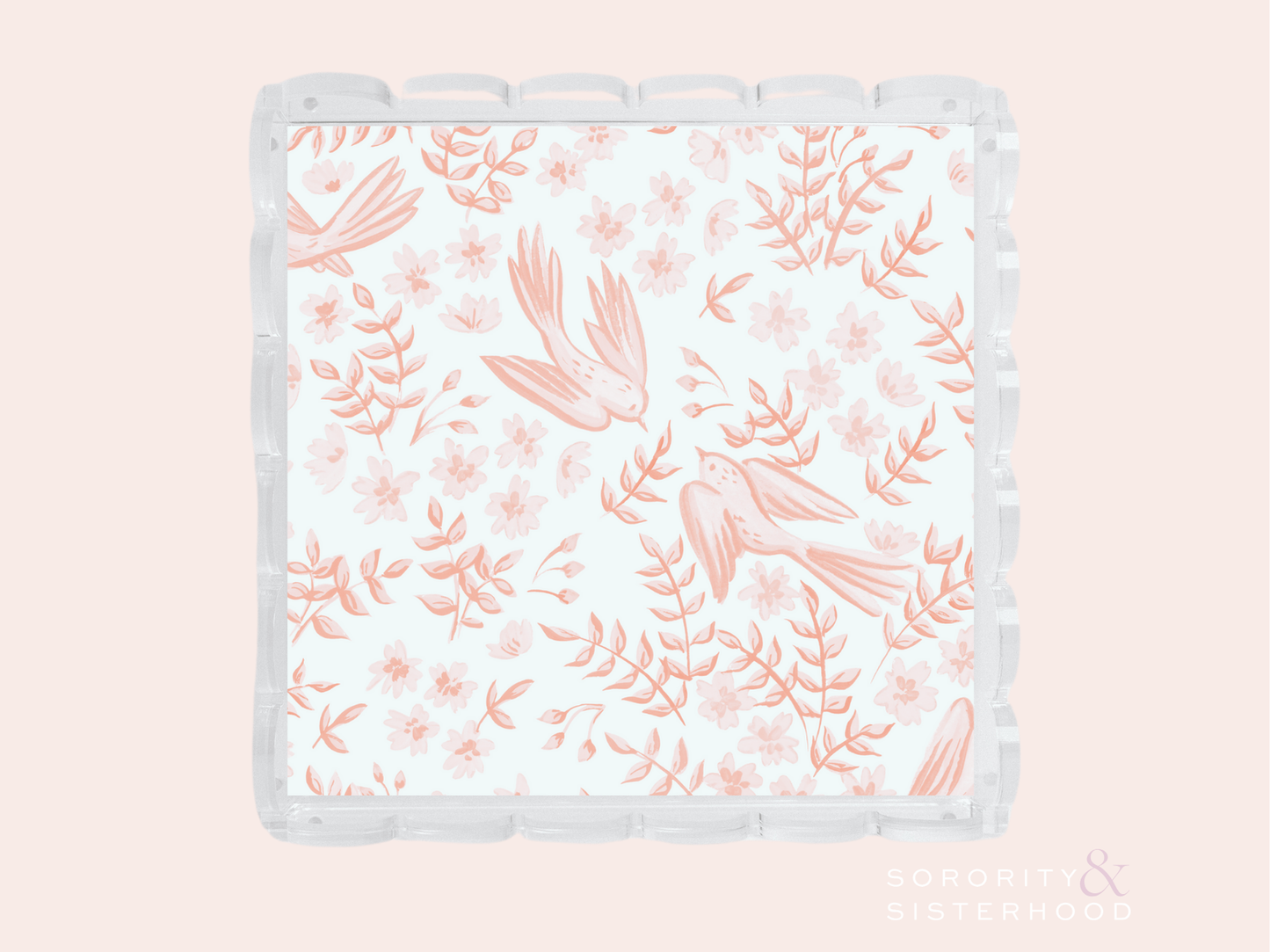 Gamma Phi Beta Scalloped Tray