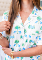 Gameday Heirloom Pajama Shorts Set - Tulane