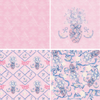 Delta Gamma Acrylic Scalloped Tray