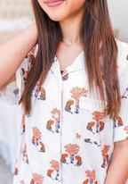 Gameday Heirloom Pajama Shorts Set - Auburn