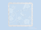 Tulane Acrylic Scalloped Tray