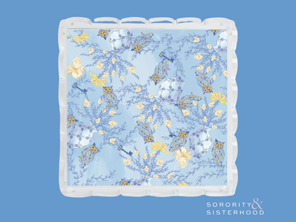 Kappa Kappa Gamma Scalloped Tray