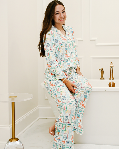 Heirloom Pajama Pants Set - Coastal