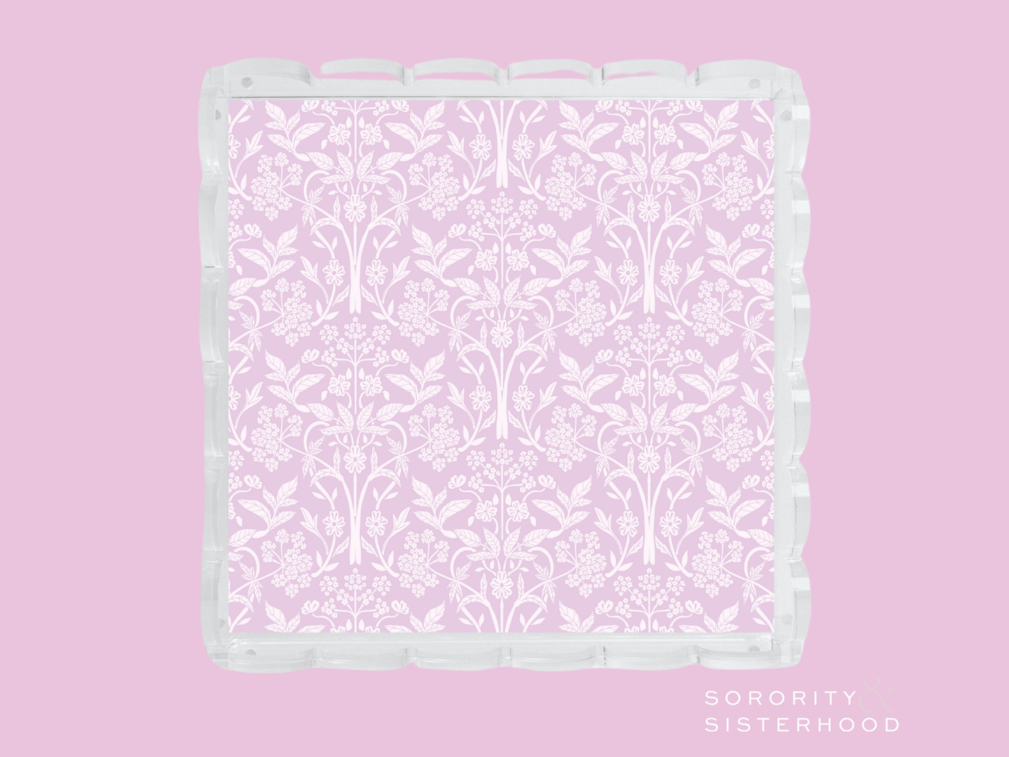 Sigma Kappa Scalloped Tray