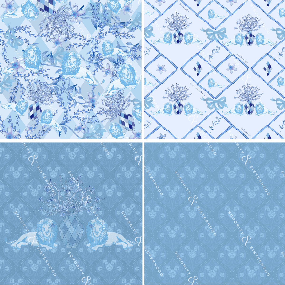 Alpha Delta Pi Acrylic Scalloped Tray
