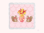 Alpha Gamma Delta Acrylic Scalloped Tray