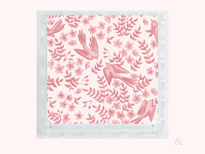 Alpha Gamma Delta Acrylic Scalloped Tray