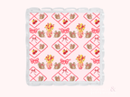Alpha Gamma Delta Acrylic Scalloped Tray