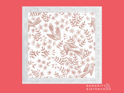 American Pioneer Acrylic Scalloped Tray