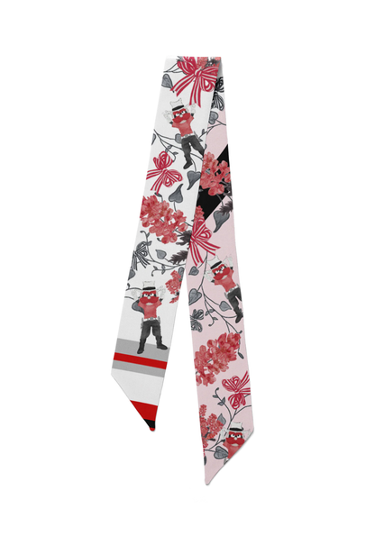 Black & Scarlet Heirloom Scarflette™