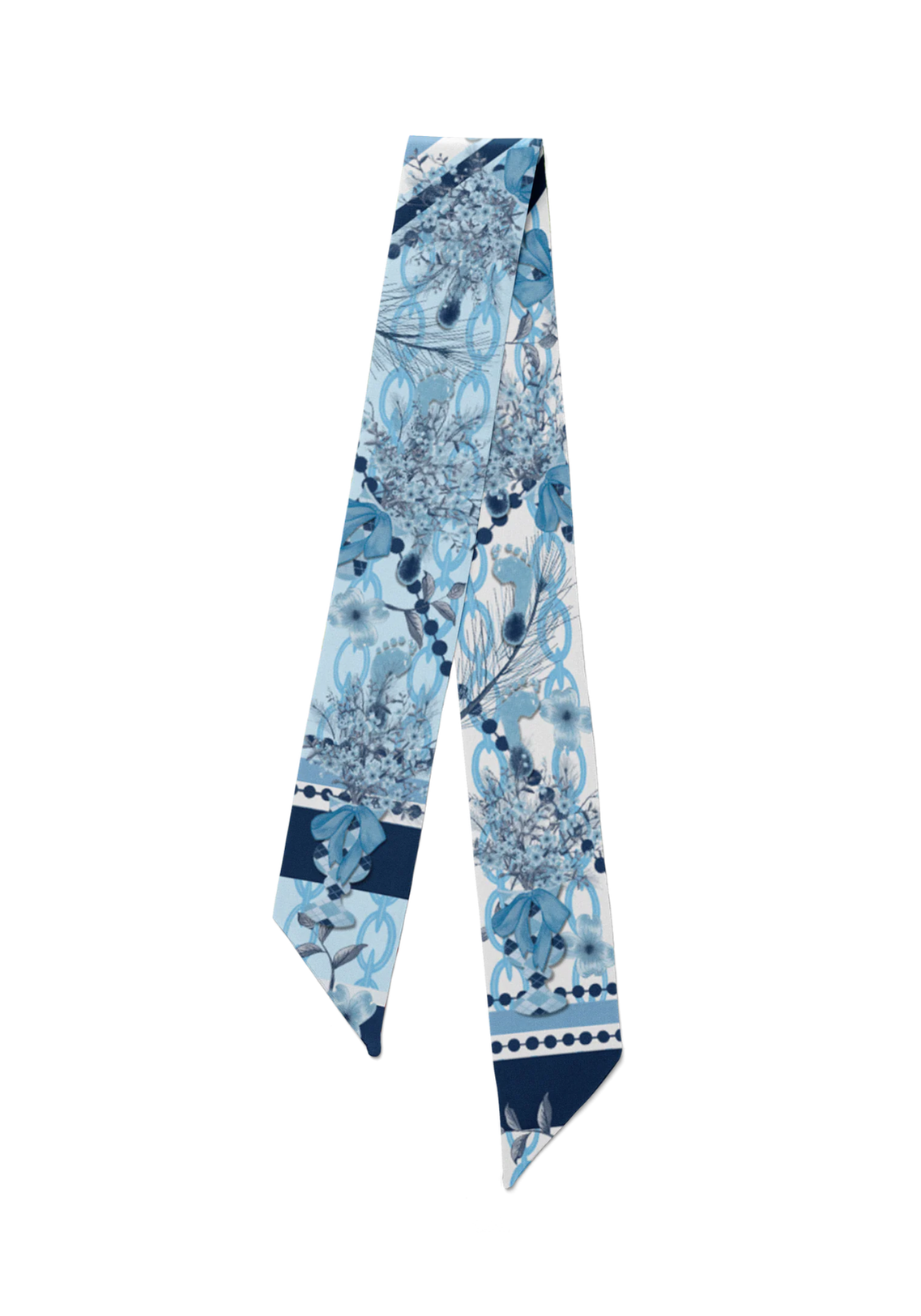 Blue & White Heirloom Scarflette™