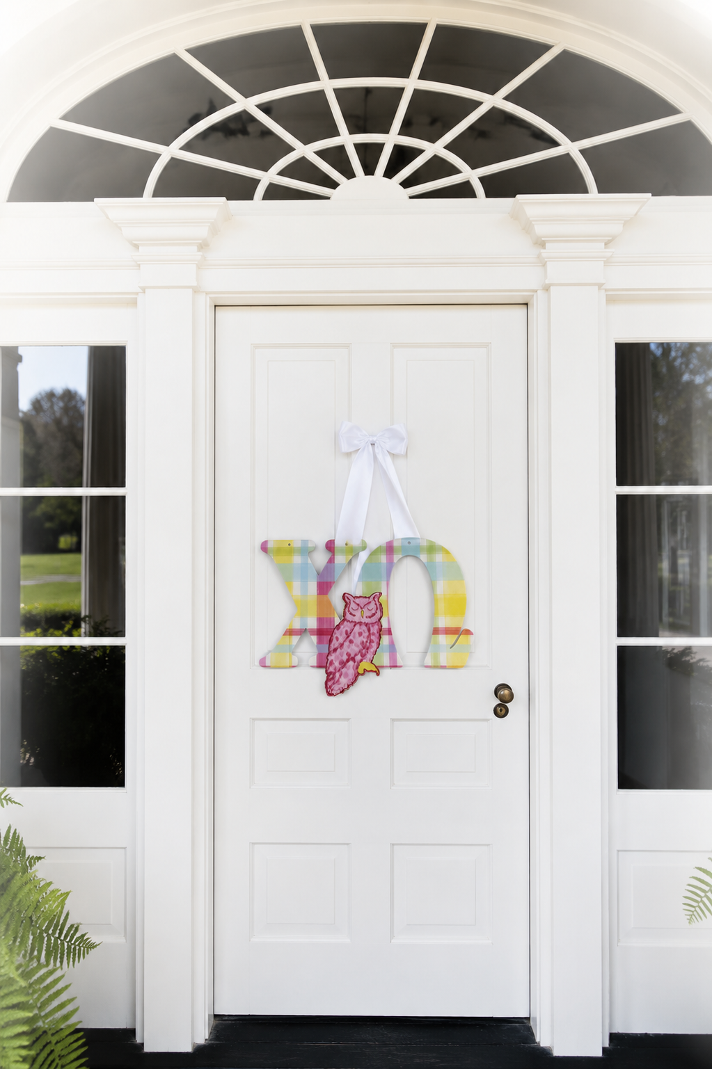 Chi Omega Door Hanger