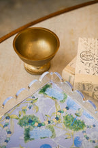 Tulane Acrylic Scalloped Tray