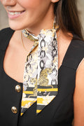 Mizzou Heirloom Scarflette™ — 100% silk hand-illustrated scarflette