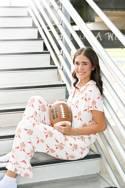 Heirloom Pajama Pants Set - Poppy & Gold