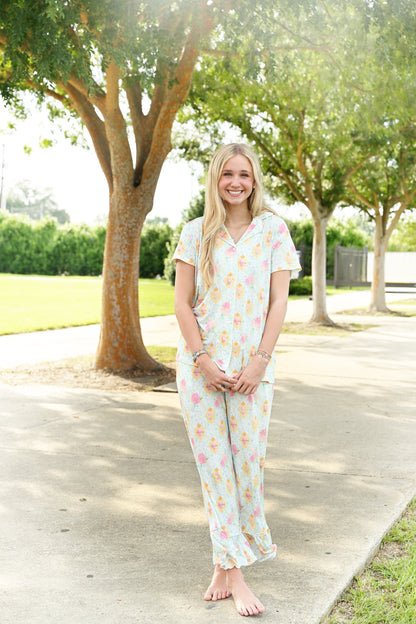 Heirloom Pajama Pants Set - Sacred Hearts