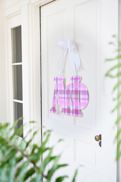 Alpha Phi Door Hanger