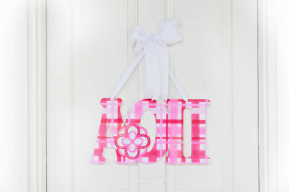 Alpha Omicron Pi Door Hanger