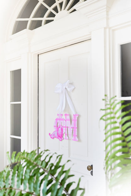 Phi Mu Door Hanger
