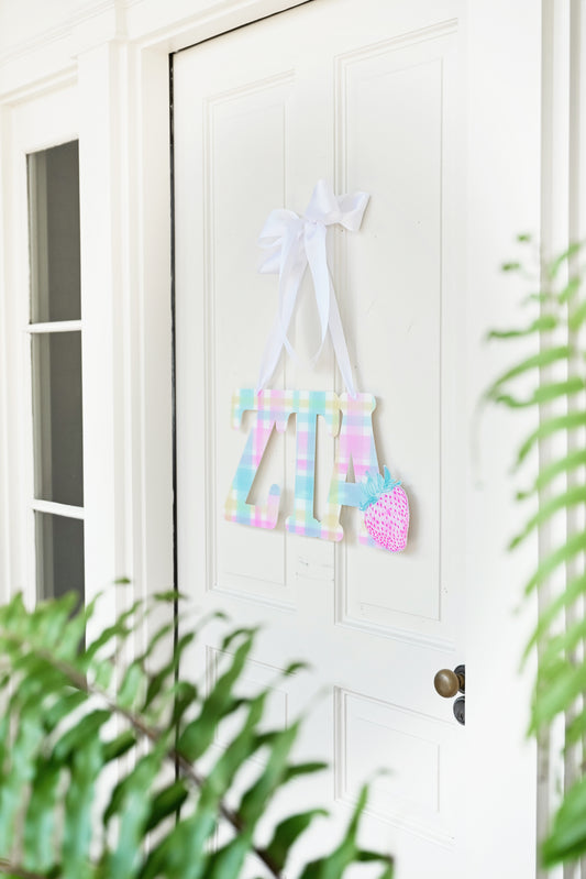 Zeta Tau Alpha Door Hanger