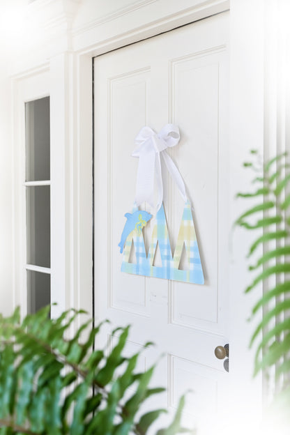 Delta Delta Delta Door Hanger