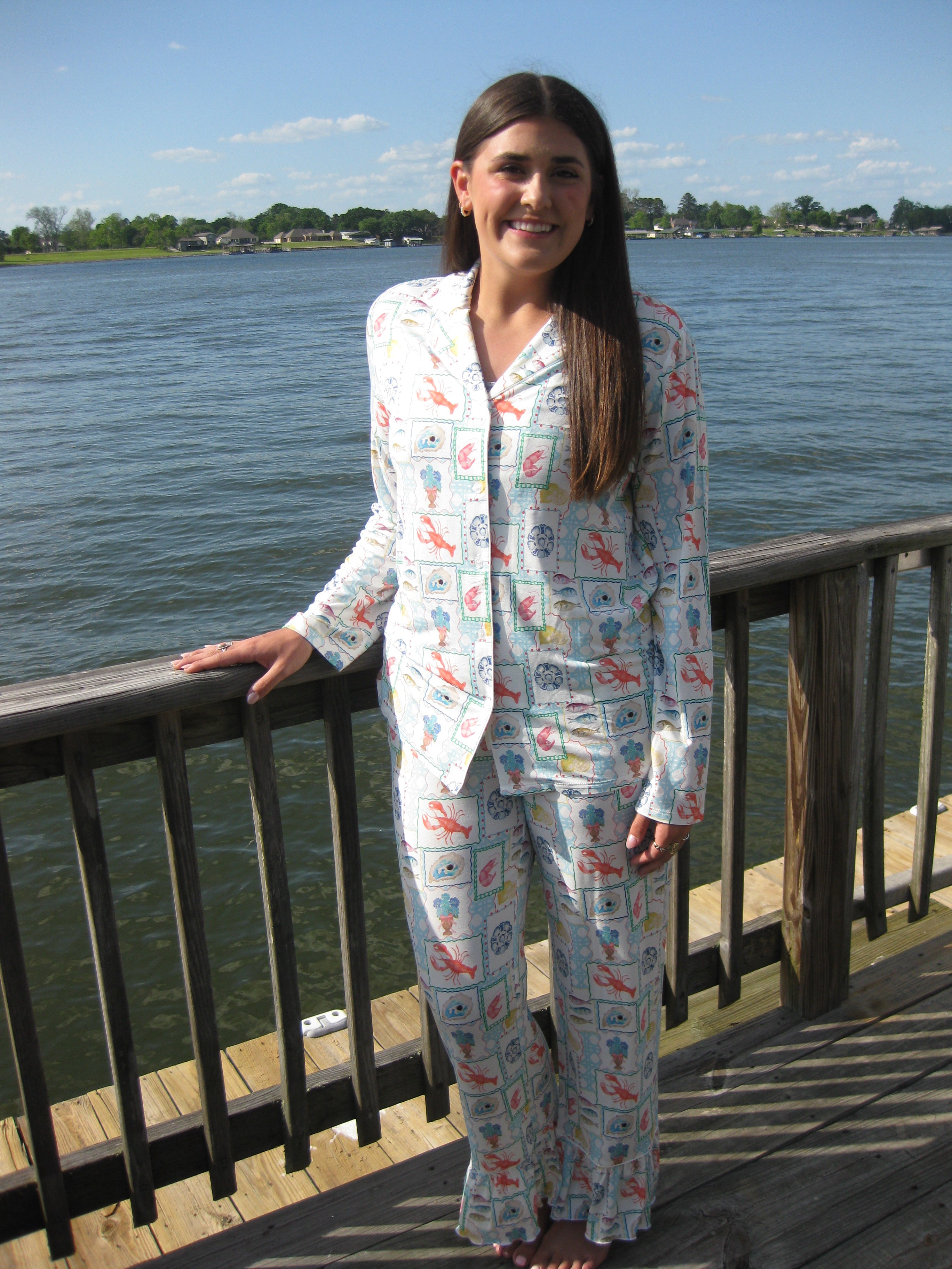 Heirloom Pajama Pants Set - Coastal