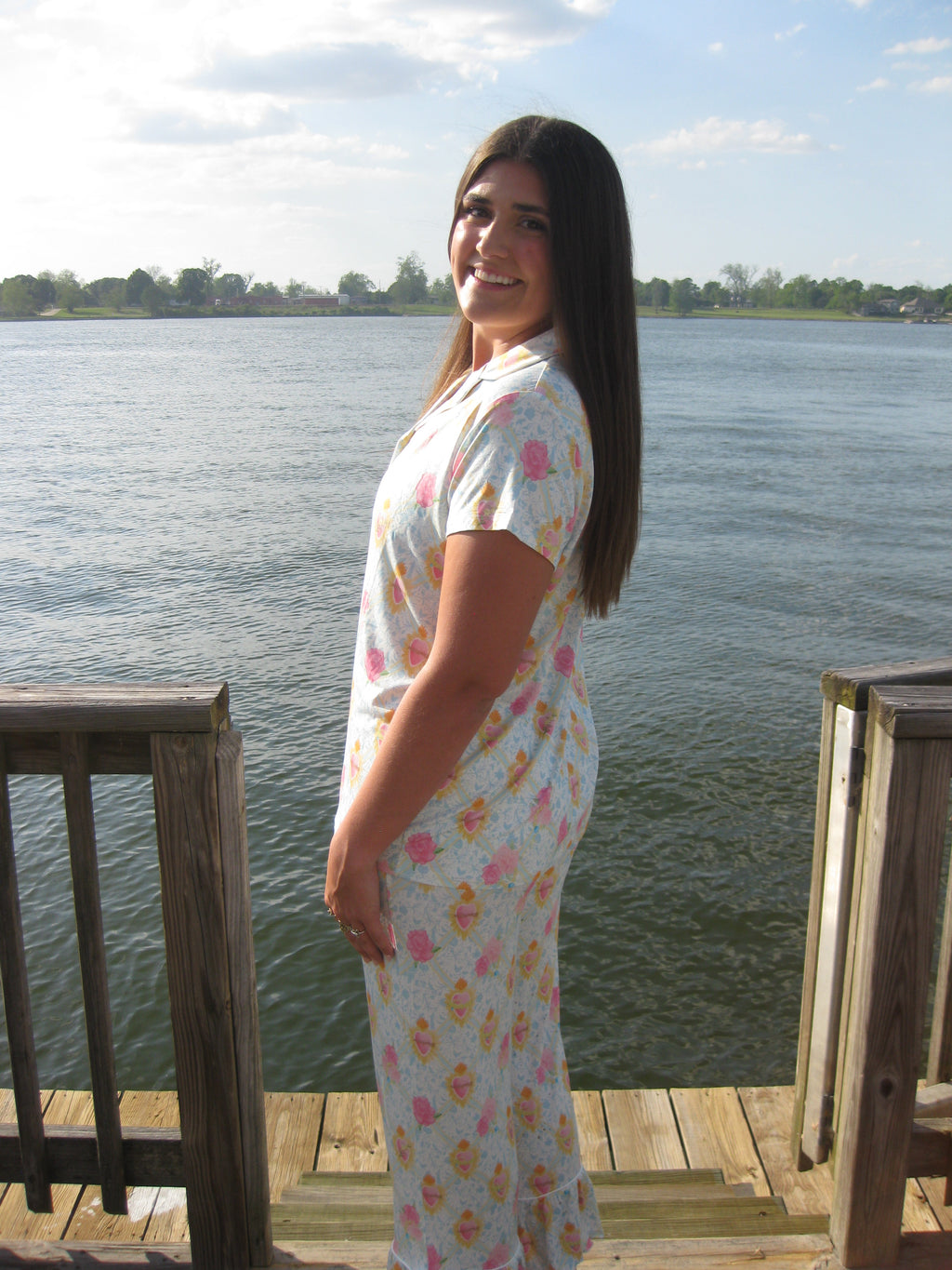 Heirloom Pajama Pants Set - Sacred Hearts