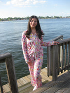Heirloom Pajama Pants Set - Garden Party — 95% bamboo hand-illustrated pajama pants set