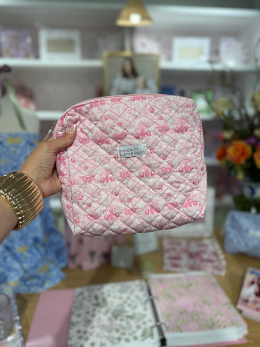 Phi Mu Sorority Toiletry Bag