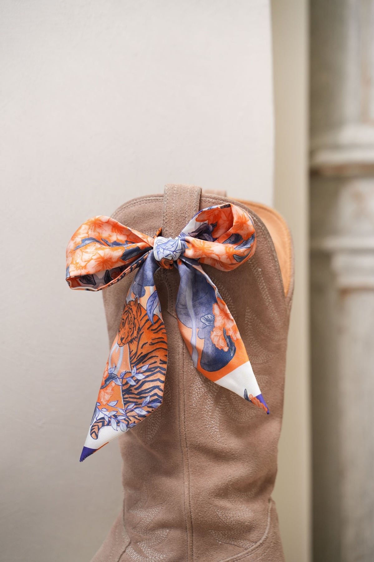 Purple & Orange Heirloom Scarflette™