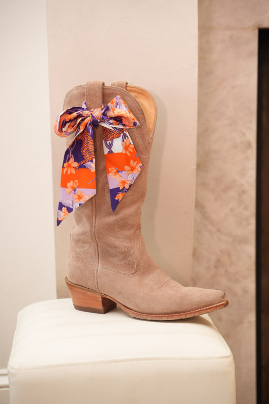 Purple & Orange Heirloom Scarflette™