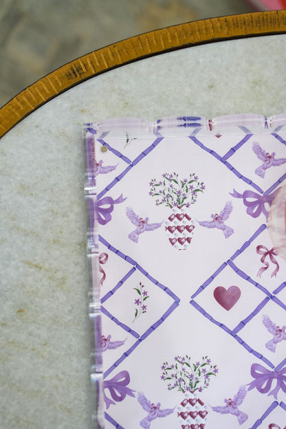 Sigma Kappa Acrylic Scalloped Tray