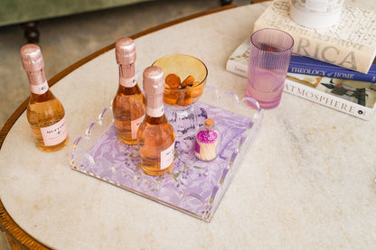Sigma Sigma Sigma Acrylic Scalloped Tray