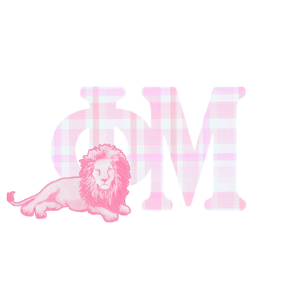 Phi Mu Door Hanger